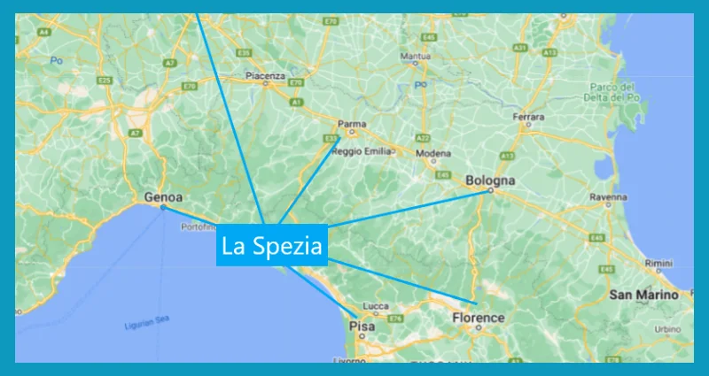 La Spezia Map Location