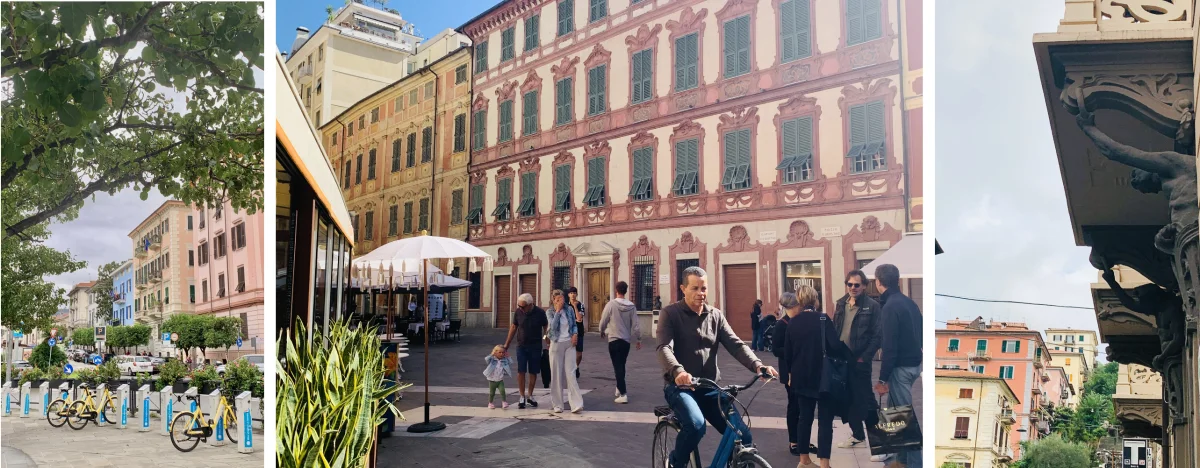 Liberty architecture in La Spezia