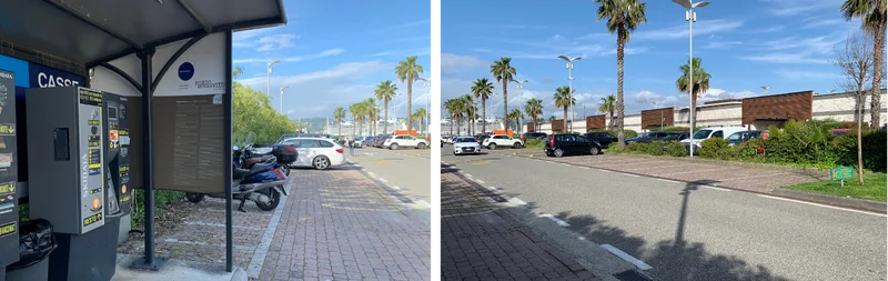 Porto Mirabello Parking and Payment Location