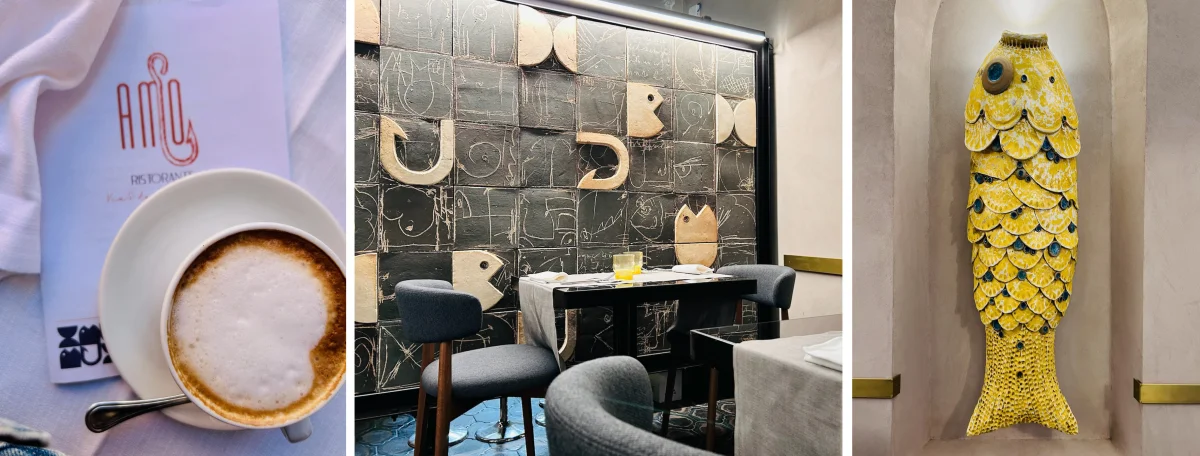 Amo ristorante La Spezia - decor and setting