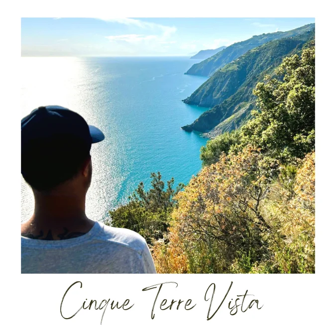 Justin in the hills above Riomaggiore