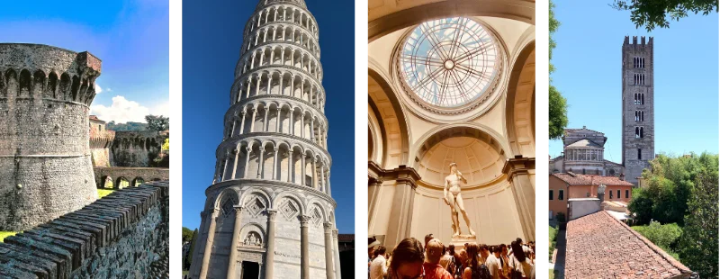 Day trips from La Spezia to Sarzana, Pisa, Lucca and even Florence