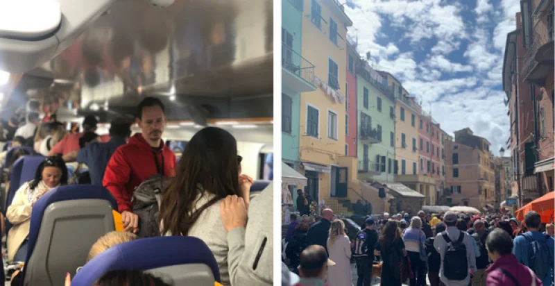 Cinque Terre Crowds