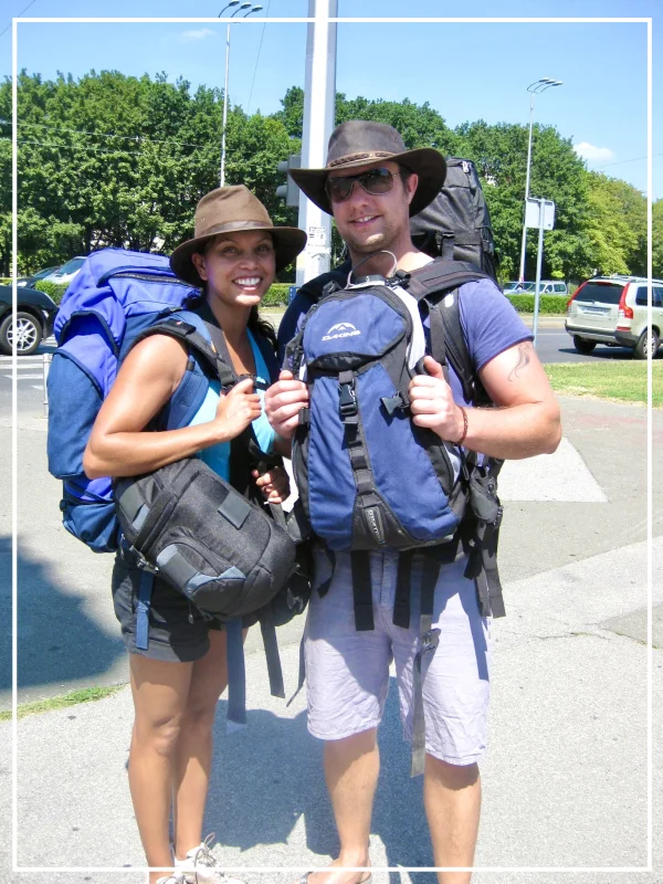 Lu and Justin Backpacking in Europe