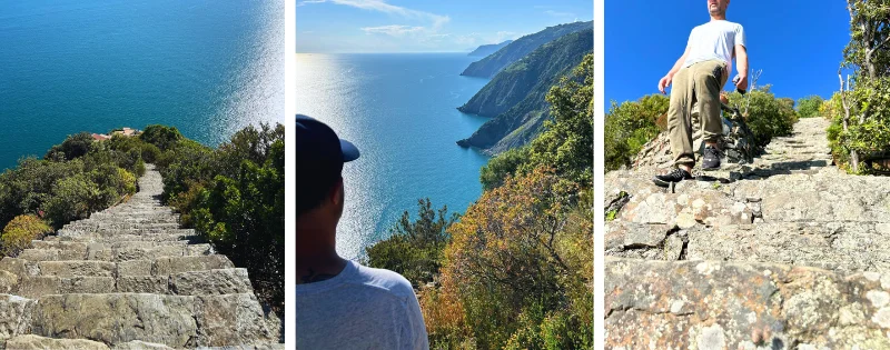la scalinata grande - monesteroli hike near Riomaggiore