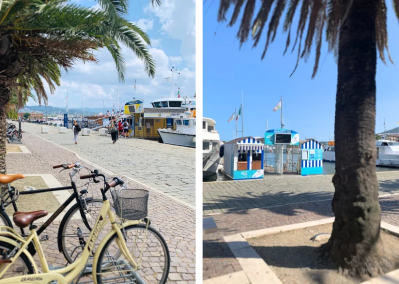 Cinque Terre Ferry Terminal and Ticket Office at La Spezia