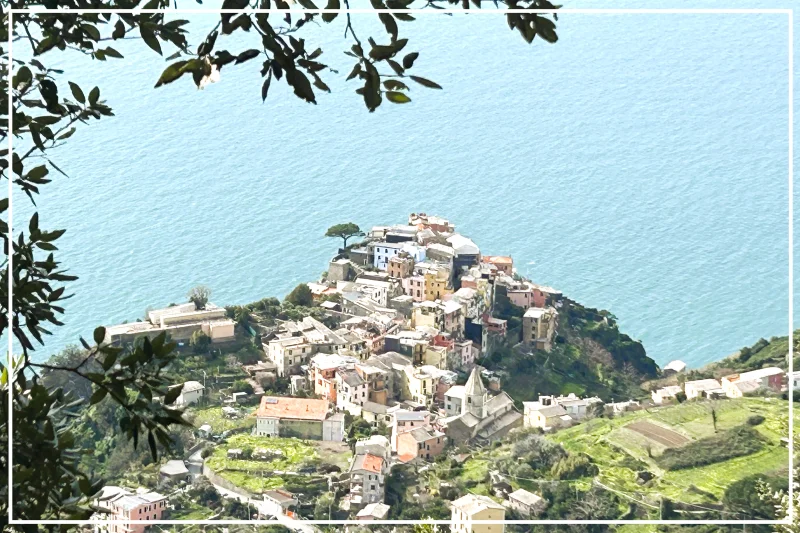 Corniglia from the SVA blue trail