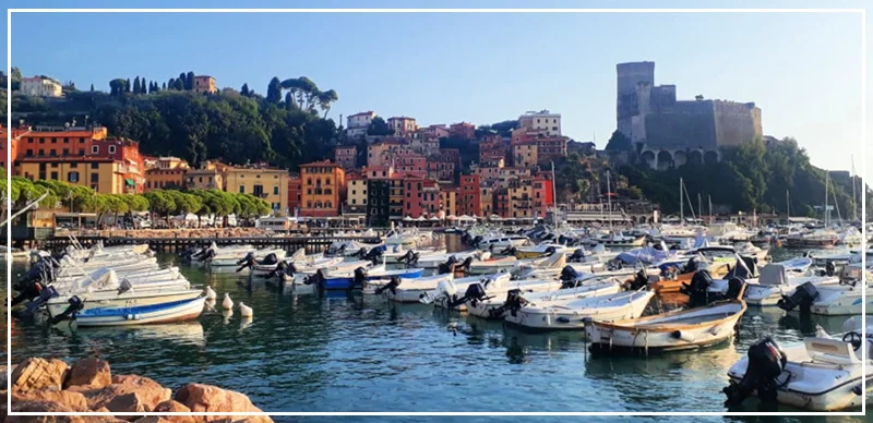 Lerici Castle and Marina - Ligurian Towns to Visit