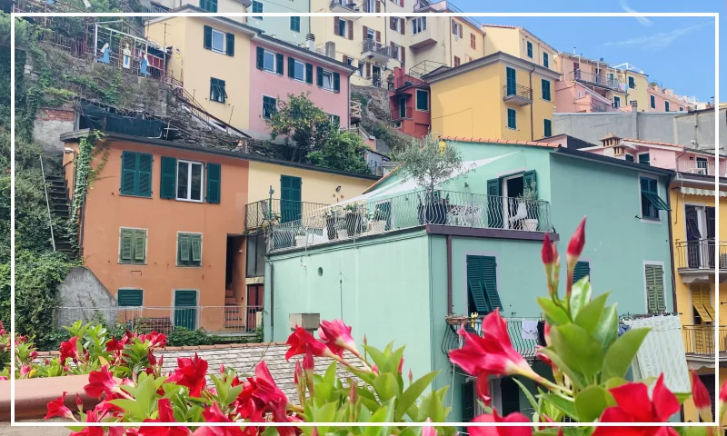 Pastel houses of Manarola