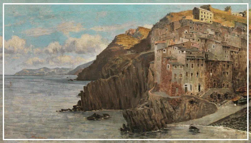 Telemaco Signorini - Riomaggiore painting