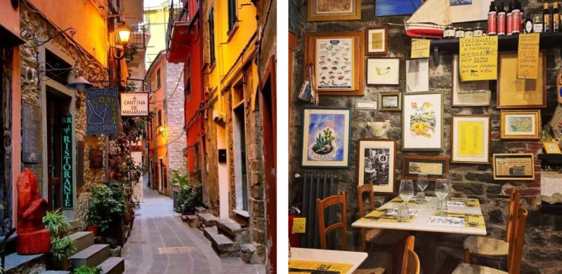 Traditional Restaurants in Cinque Terre