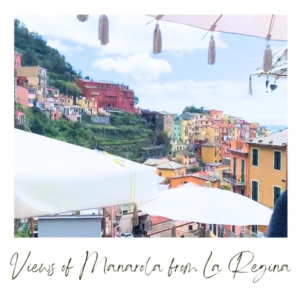 Views from La Regina Pizzeria Manarola