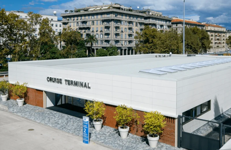 La Spezia Cruise Terminal Building on Viale Italia