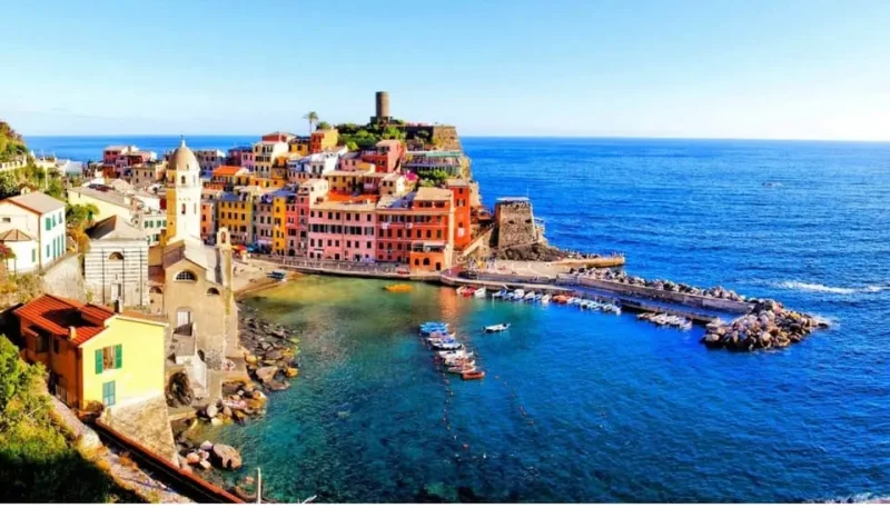 De Florence : Excursion d’une journée à Cinque Terre (commentaires en espagnol à bord)